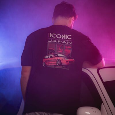T-shirt Civic EG6 rouge