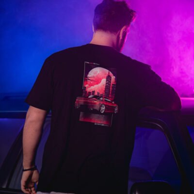 T-shirt noir 3000GT de Ladyjapan_cars