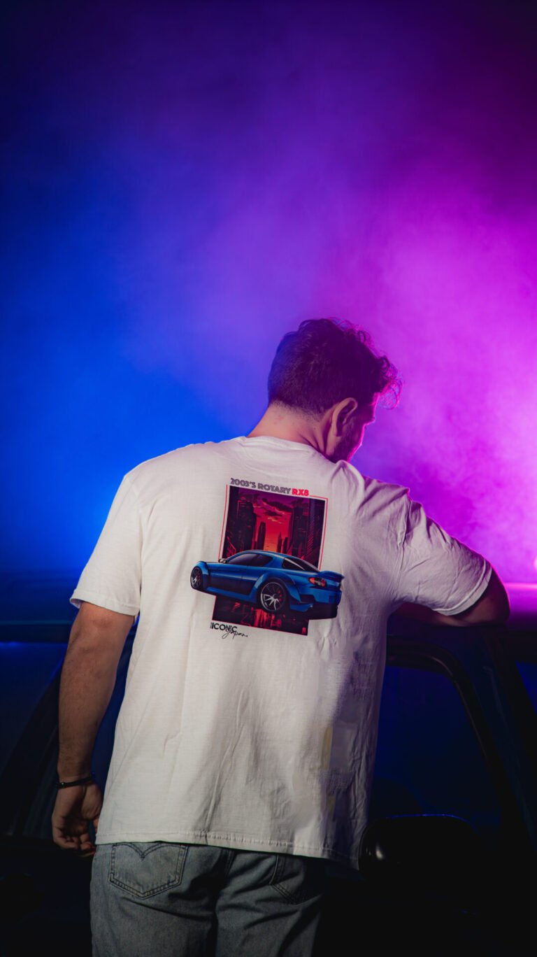 T-shirt RX8 bleue