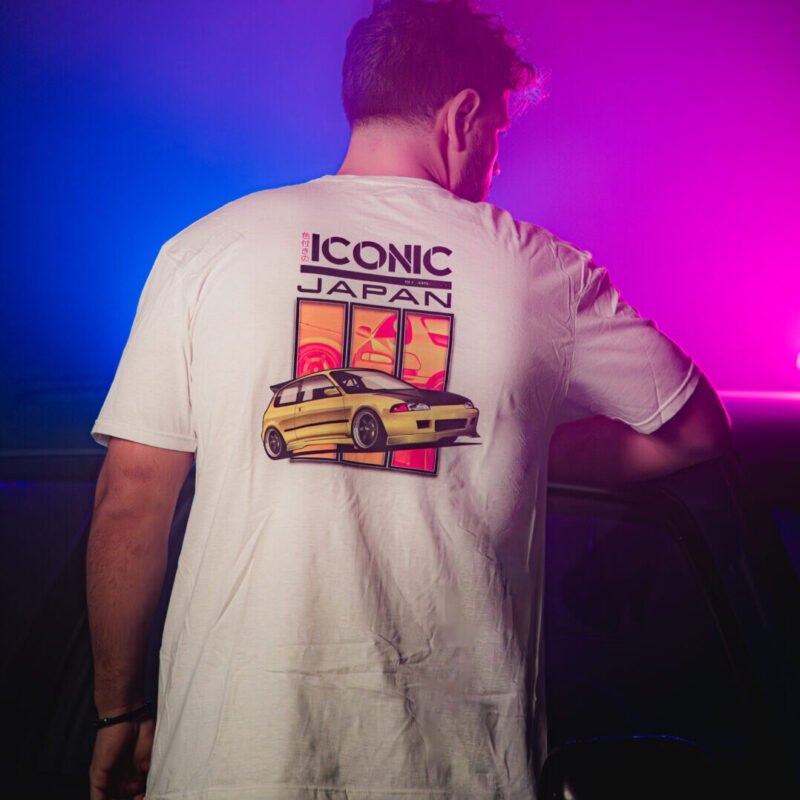 P1116608 Avec accentuation Bruit e1741947726669 T-shirt Civic EG6 jaune