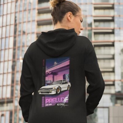 Sweat à Capuche Prelude 2G noir