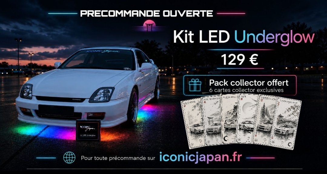 KIT LED UNDERGLOW ICONIC JAPAN
