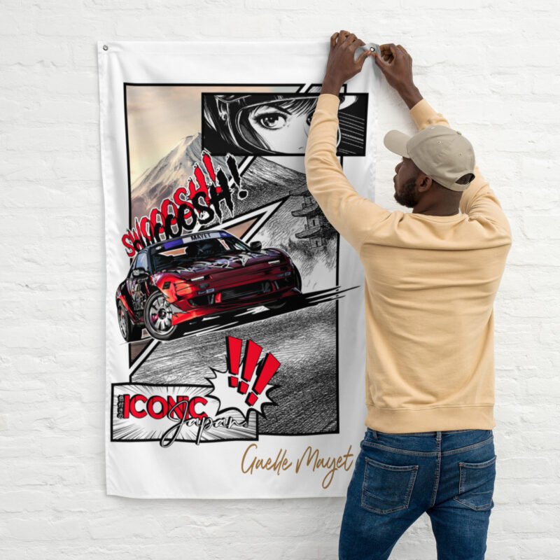 all over print flag white front 6819b72b74c7b Drapeau S13 Gaelle Mayet