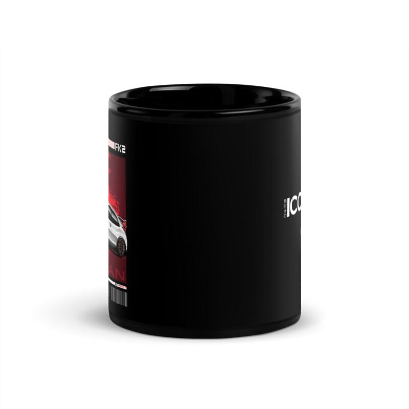 black glossy mug black 11 oz front 67b4703b2332b Mug Civic FK2 white championship