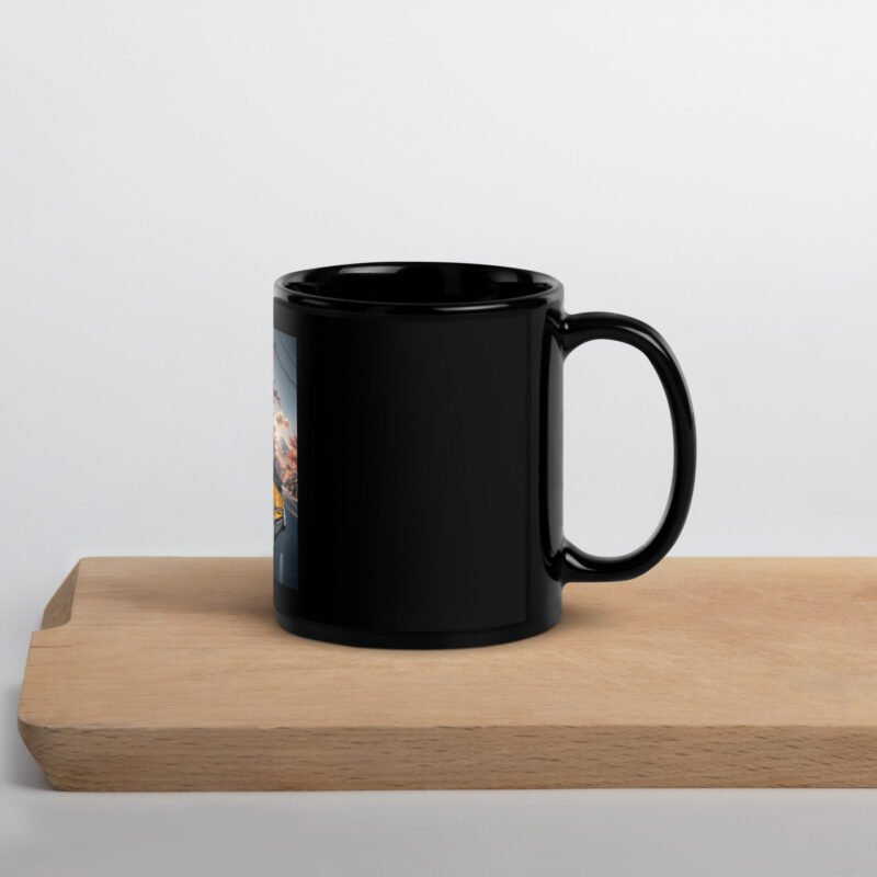black glossy mug black 11 oz handle on right 6794fcfbe87c3 Mug CRX noir