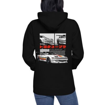 Sweat à Capuche noir Supra MK3