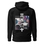 Hoodie noir 350Z blanc