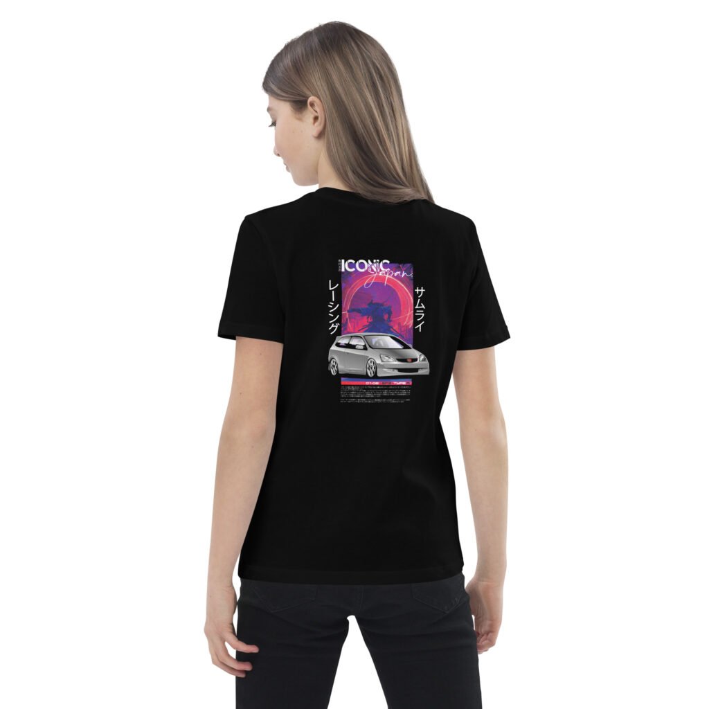 kids organic cotton mini creator 2.0 t shirt black back 2 6a8d5ddca611f ICONIC Japan - Vêtements et goodies JDM