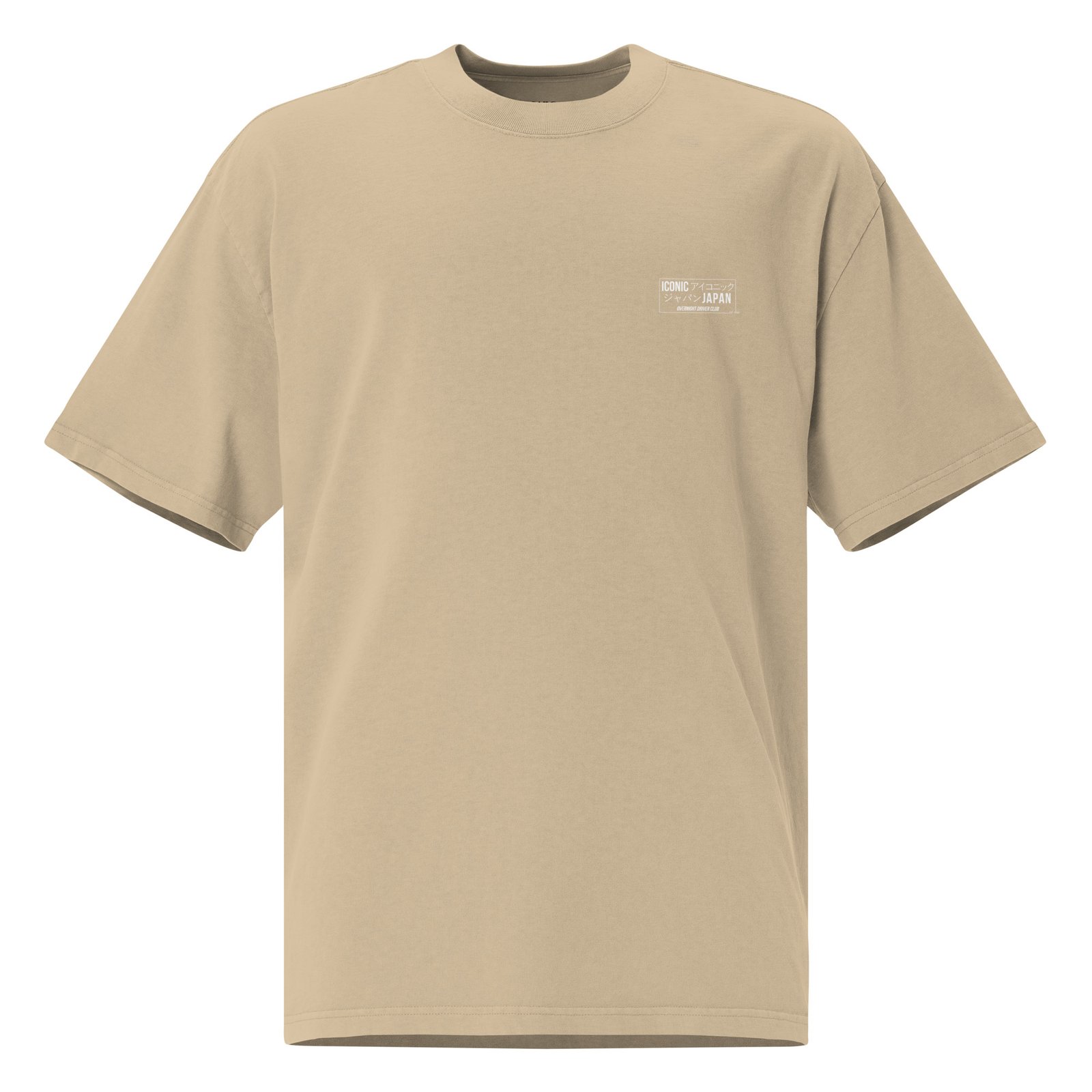 mens-oversized-faded-t-shirt-faded-khaki-front-6a8d6211c8bd3.jpg T-shirt oversize Civic EP3 – Image 1