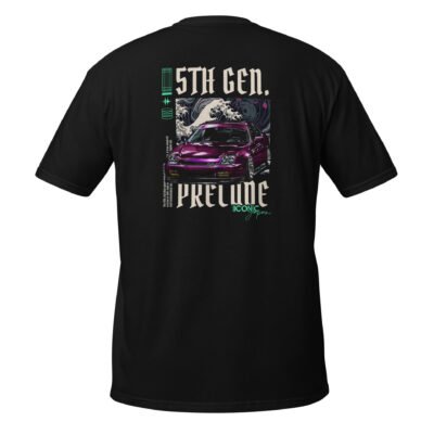 T-shirt noir Prelude 5G violet