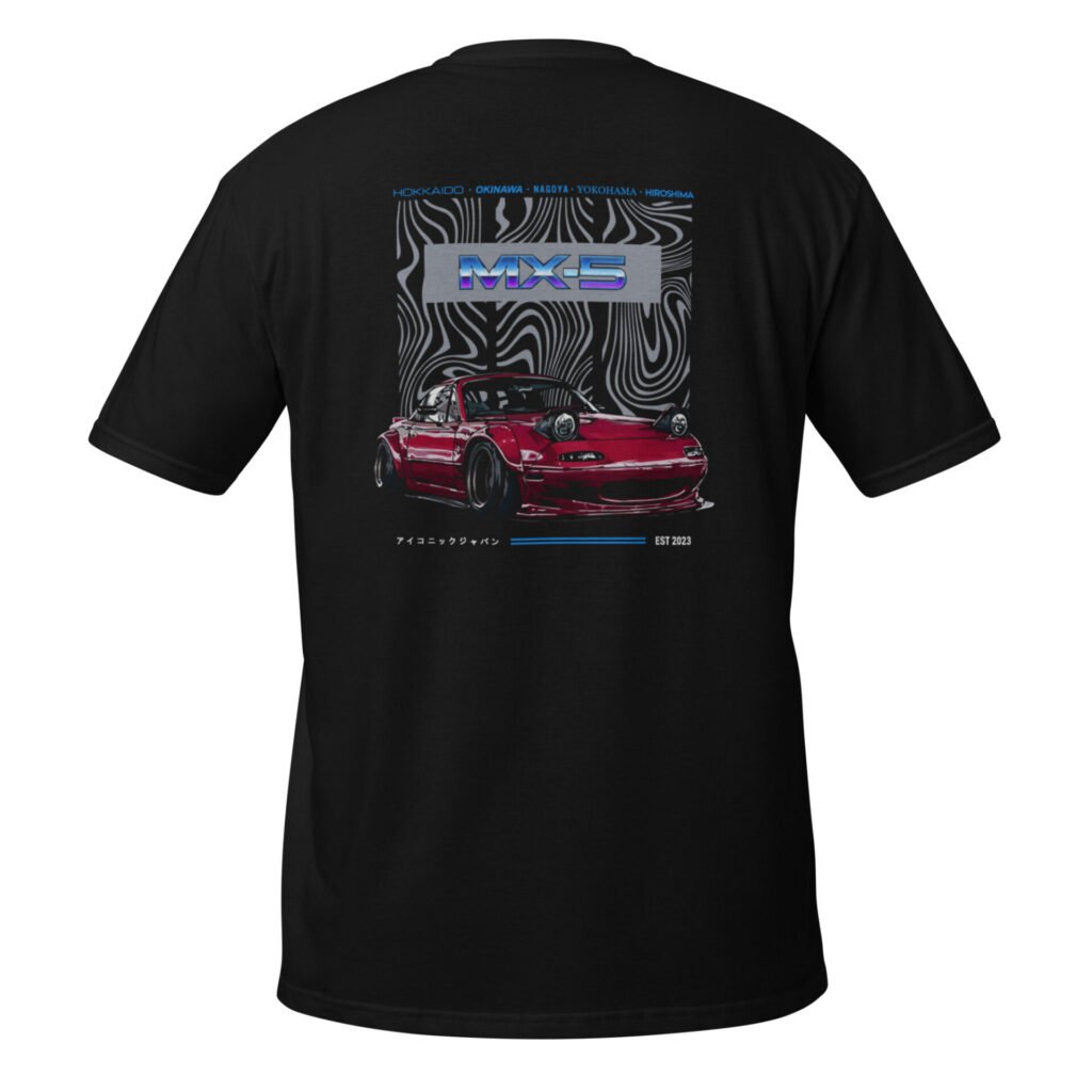 unisex basic softstyle t shirt black back 6601e7f096e97 ICONIC Japan - Vêtements et goodies JDM