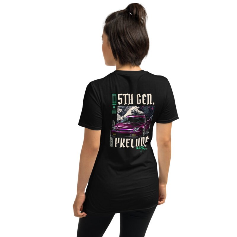 unisex basic softstyle t shirt black back 6665d7062600d T-shirt noir Prelude 5G violet