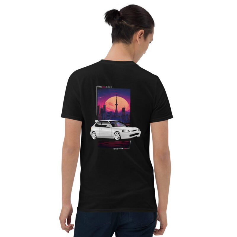 unisex basic softstyle t shirt black back 6665dc6531123 T-shirt noir Civic EK9