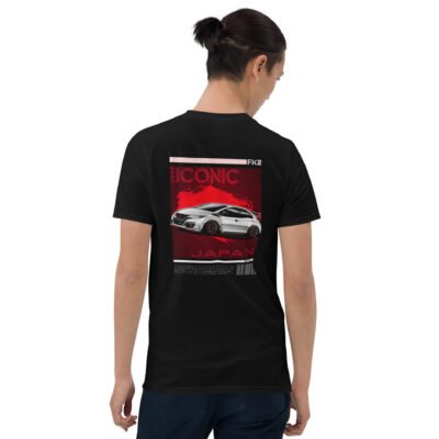 T-shirt Civic FK2 noir
