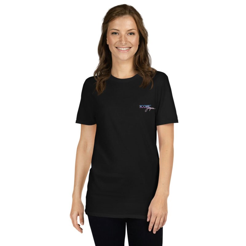 unisex basic softstyle t shirt black front 66a6867c4dbd4 T-shirt noir Delsol Samba Green