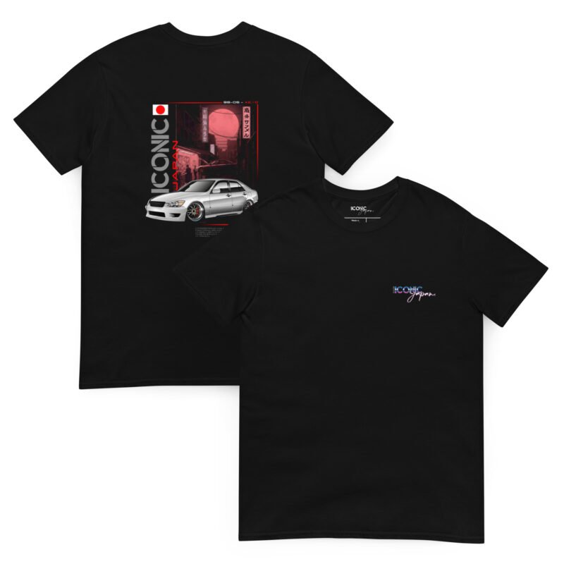 unisex basic softstyle t shirt black front and back 6810f0b1e1188 T-shirt IS200 blanche