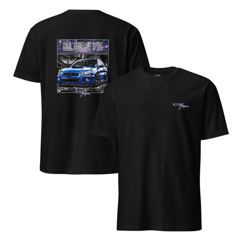unisex basic softstyle t shirt black front and back 683055dd645ef T-shirt noir Subaru 8