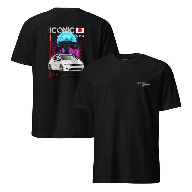 unisex basic softstyle t shirt black front and back 685d3051090e5 T-shirt FN2 noir