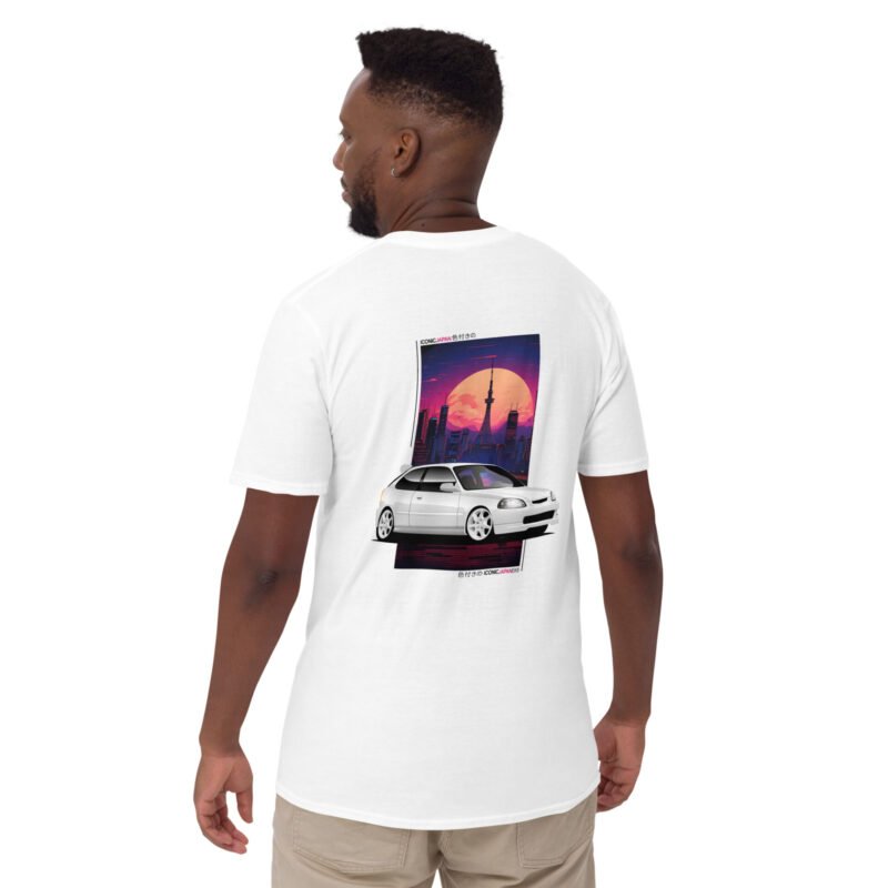 unisex basic softstyle t shirt white back 65ca0f265c885 T-shirt blanc Civic EK9