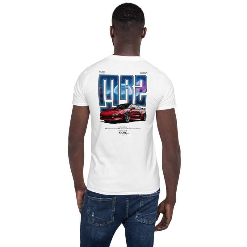 unisex basic softstyle t shirt white back 667523ea8a4fa T-shirt blanc MR2 rouge