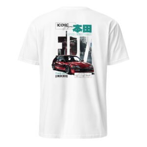 unisex basic softstyle t shirt white back 6801fb0536061 ICONIC Japan - Vêtements et goodies JDM