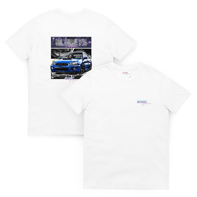 unisex basic softstyle t shirt white front and back 6830564cba6ca T-shirt blanc Subaru 8