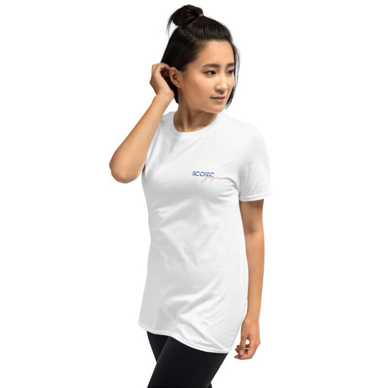 unisex basic softstyle t shirt white left front 660444086c62b T-shirt Nissan Skyline R32 GTR blanc
