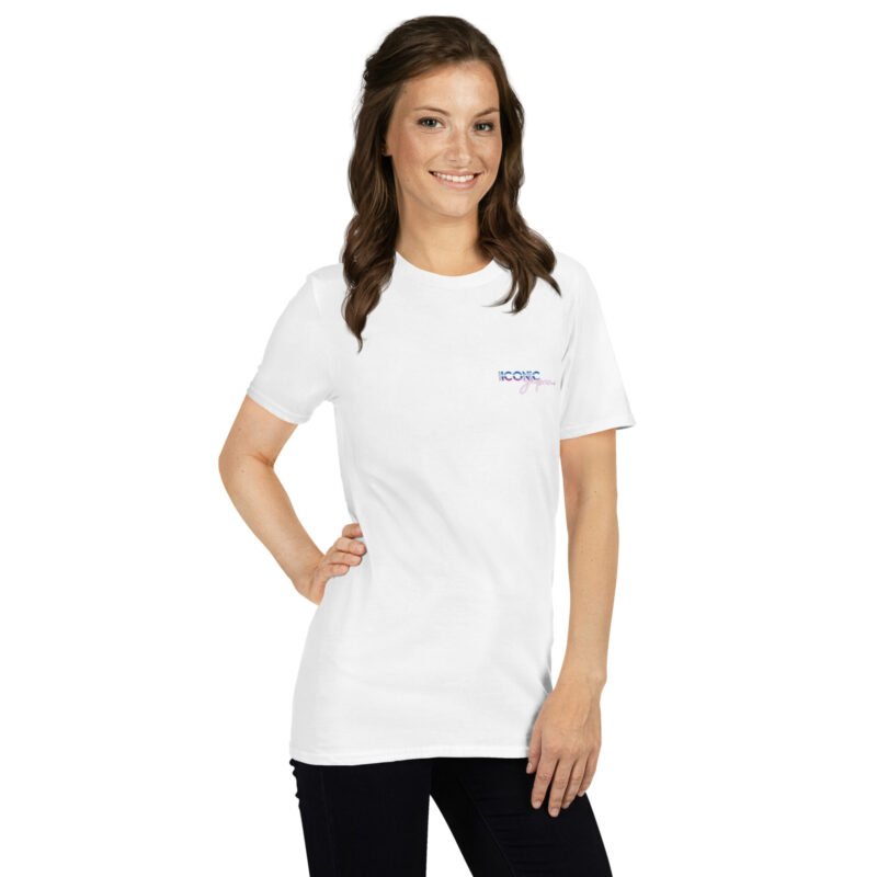 unisex basic softstyle t shirt white right front 6665d37520f72 T-shirt Nissan Skyline R32 GTR blanc
