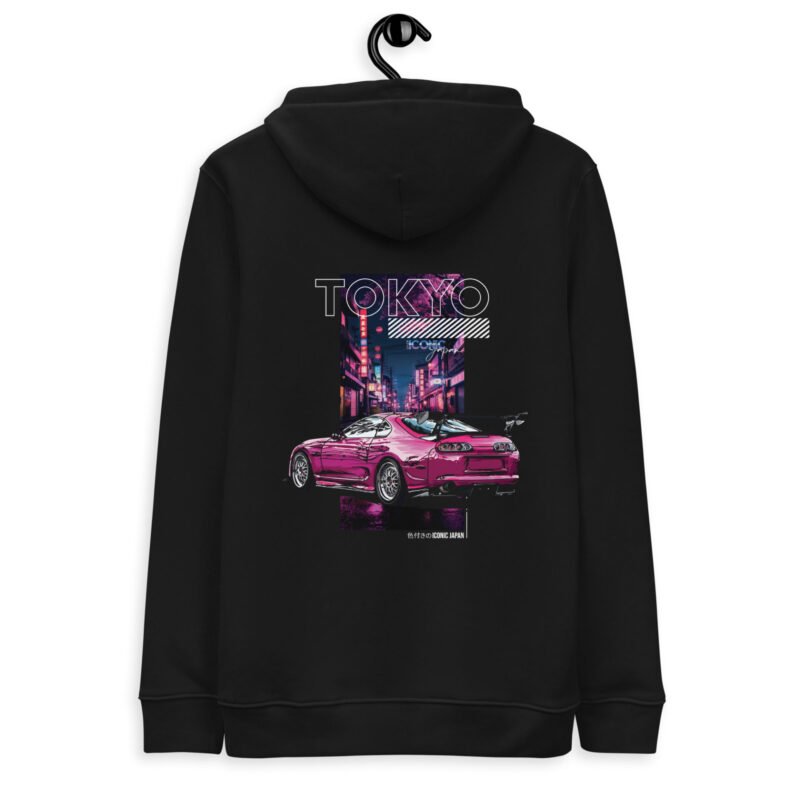 unisex essential eco hoodie black back 65b795ab88261 Sweat à capuche noir Supra MK4
