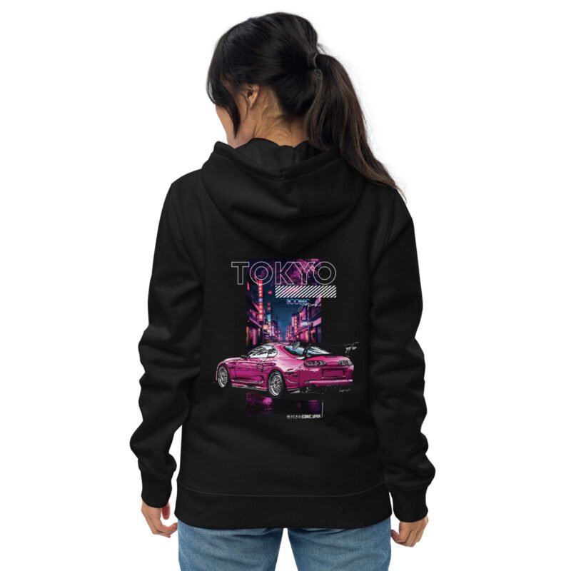 unisex essential eco hoodie black back 65b795ac09728 Sweat à capuche noir Supra MK4