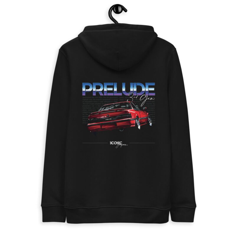 unisex essential eco hoodie black back 65b798e62f9bf Sweat à Capuche noir Prelude 3G