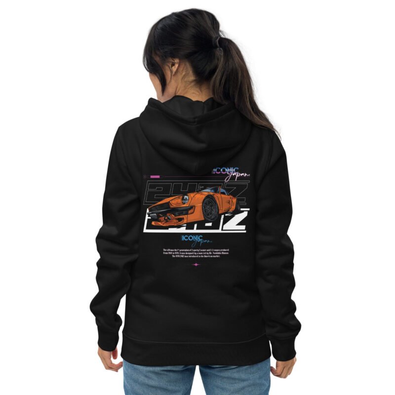 unisex essential eco hoodie black back 65b79b25071cf Sweat à capuche noir 240Z