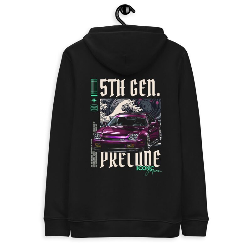 unisex essential eco hoodie black back 65d248807ca92 Sweat à Capuche noir Prelude 5G