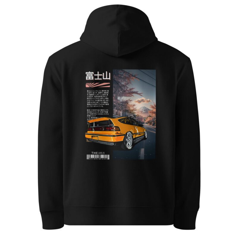 unisex essential eco hoodie black back 660bd0ce0e3fc Sweat à capuche Honda CRX noir