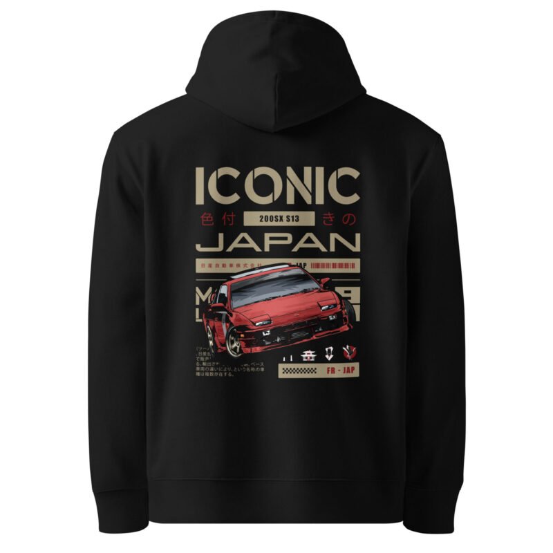 unisex essential eco hoodie black back 6794f805e159b Sweat à capuche hiver Silvia S13 noir