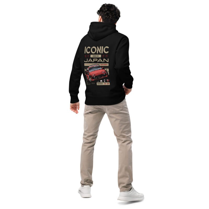 unisex essential eco hoodie black back 6794f805e26a2 Sweat à capuche hiver Silvia S13 noir