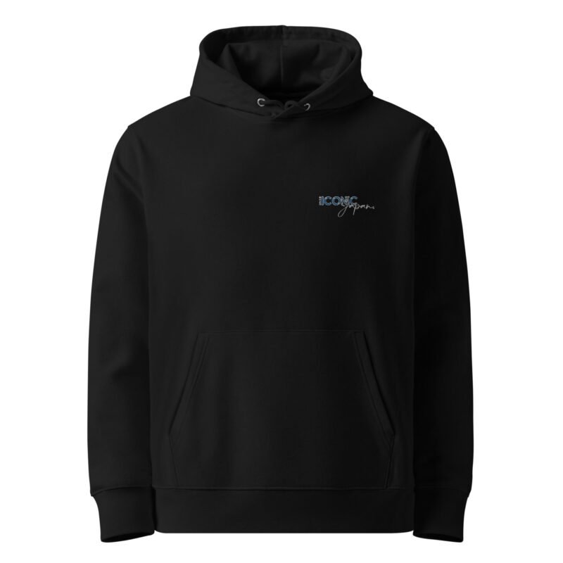 unisex essential eco hoodie black front 6720ff1193292 Sweat à capuche R34 Sedan coupe hiver noir