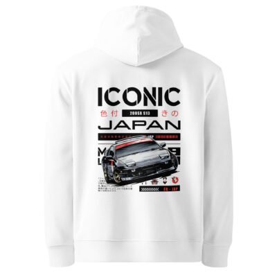 Sweat à capuche Silvia S13 hiver blanc