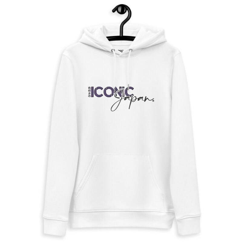 unisex essential eco hoodie white front 65b81b5f588ad Sweat à capuche Iconic Japan brodé