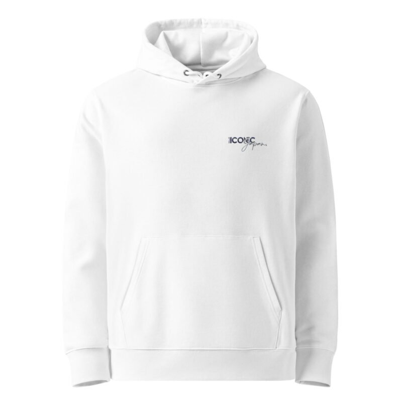 unisex essential eco hoodie white front 6613cbbae7b58 Sweat à capuche Toyota Starlet EP70 blanc