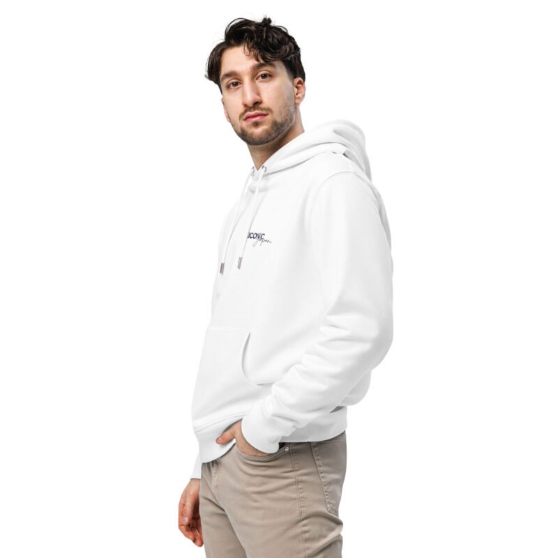 unisex essential eco hoodie white left front 6613cbbae8e0f Sweat à capuche Toyota Starlet EP70 blanc