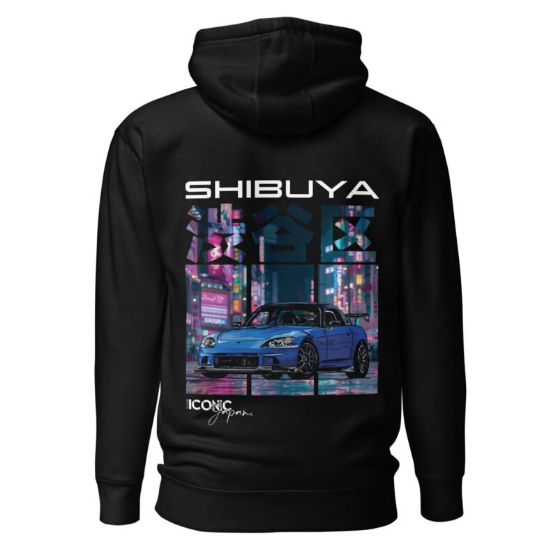 unisex premium hoodie black back 668aedf39754d Sweat à capuche S2000 mi-saison noir