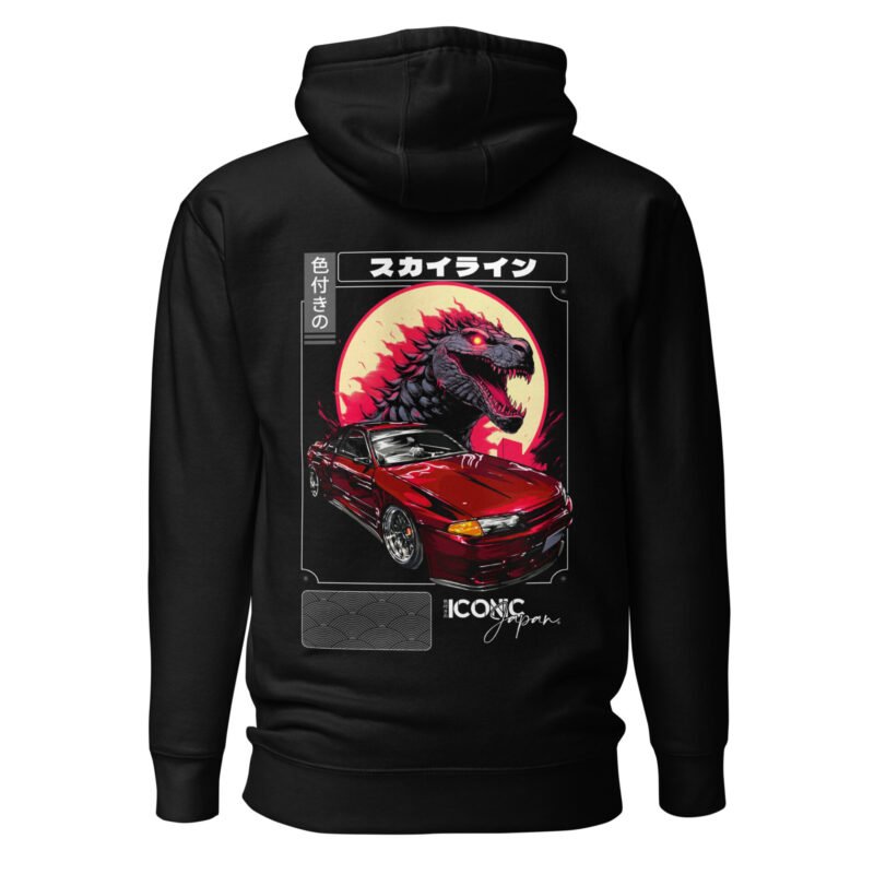 unisex premium hoodie black back 6793c4dc0b82d Sweat à Capuche mi-saison R32 noir