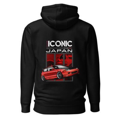 Sweat à Capuche Civic EG6 rouge mi-saison