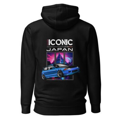 Sweat à Capuche Civic EG6 bleue mi-saison