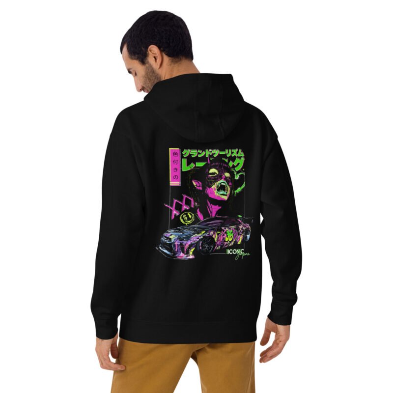 unisex premium hoodie black back 67f93afd24129 Sweat à Capuche GTR R35 Succube version 2025