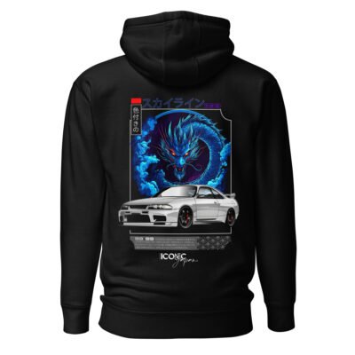 Sweat à Capuche Skyline R33 blanch