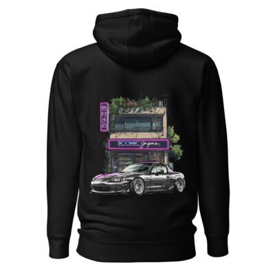 Sweat à capuche mx5 nb gris