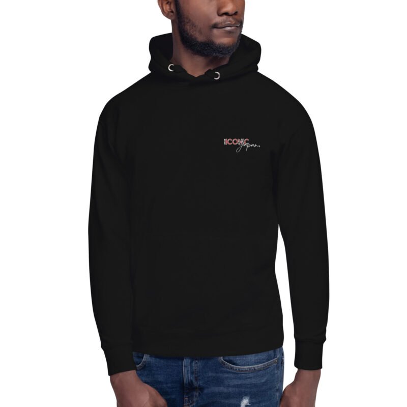 unisex premium hoodie black front 66a129ee11ad9 Sweat à Capuche mi-saison RX8 noir