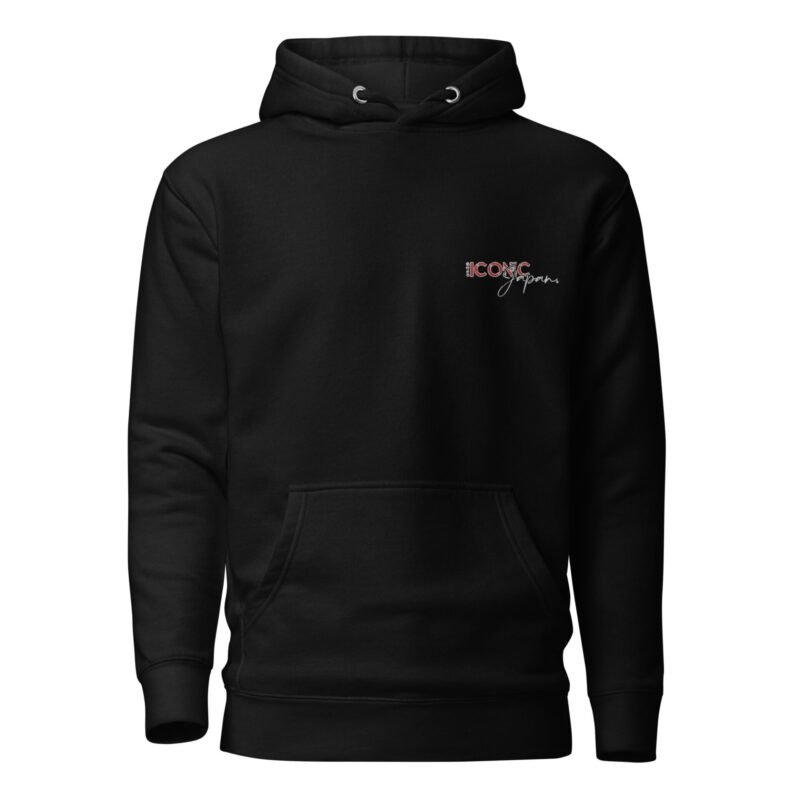 unisex premium hoodie black front 66a129ee174c0 Sweat à Capuche mi-saison RX8 noir